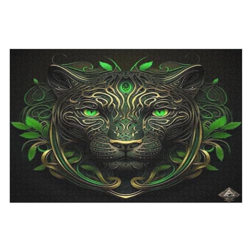 Katze Puzzles 1000 Teile Erwachsener Kniffel Spaß Für Die Ganze Familie, Holzpuzzle Kinder Erwachsene, Impossible Puzzle Schwer （75×50cm） von LTTTT