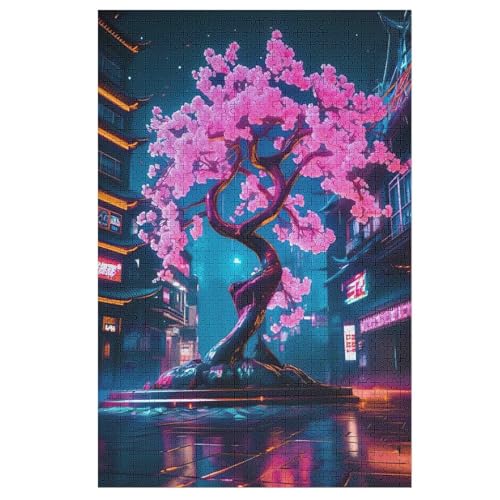 Kirschbaum, japanische Kunst Puzzles 1000 Teile Erwachsener Kniffel Spaß Für Die Ganze Familie, Holzpuzzle Kinder Erwachsene, Impossible Puzzle Schwer 78×53cm Kirschbaum, japanische Kunst Puzzles 1000 Teile Erwachsener Kniffel Spaß Für Die Ganze Familie, Holzpuzzle Kinder Erwachsene, Impossible Puzzle Schwer 78×53cm von LTTTT