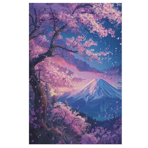 Kirschbaumkunst Japan Holzpuzzle 1000 Teile Klassische Puzzles Erwachsene Kinder Puzzle DIY Kit Holzspielzeug Einzigartiges Geschenk 78×53cm Kirschbaumkunst Japan Holzpuzzle 1000 Teile Klassische Puzzles Erwachsene Kinder Puzzle DIY Kit Holzspielzeug Einzigartiges Geschenk 78×53cm von LTTTT