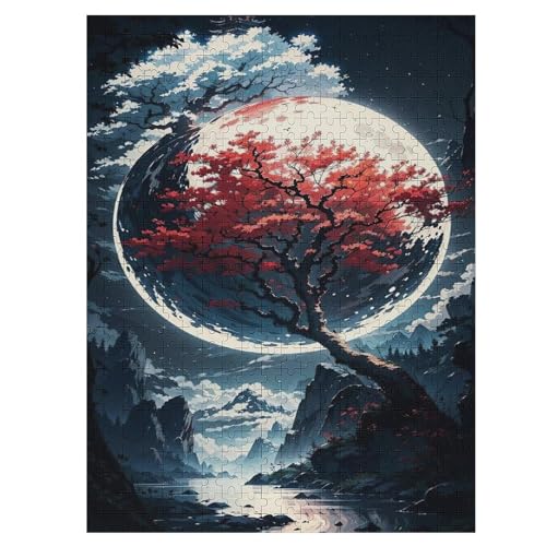 Kirschbaumkunst Japan Holzpuzzle 500 Teile Klassische Puzzles Erwachsene Kinder Puzzle DIY Kit Holzspielzeug Einzigartiges Geschenk 55×41cm Kirschbaumkunst Japan Holzpuzzle 500 Teile Klassische Puzzles Erwachsene Kinder Puzzle DIY Kit Holzspielzeug Einzigartiges Geschenk 55×41cm von LTTTT