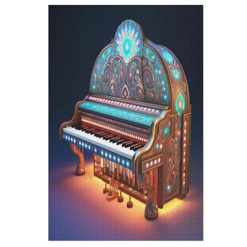 Klavier 1000 Teile Puzzles Für Erwachsene, Impossible Puzzle, Geschicklichkeitsspiel Für Die Ganze Familie, Kinder Holzpuzzle 78×53cm Klavier 1000 Teile Puzzles Für Erwachsene, Impossible Puzzle, Geschicklichkeitsspiel Für Die Ganze Familie, Kinder Holzpuzzle 78×53cm von LTTTT