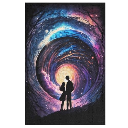 Kosmische Liebe Story Holzpuzzle 1000 Teile Klassische Puzzles Erwachsene Kinder Puzzle DIY Kit Holzspielzeug Einzigartiges Geschenk 78×53cm Kosmische Liebe Story Holzpuzzle 1000 Teile Klassische Puzzles Erwachsene Kinder Puzzle DIY Kit Holzspielzeug Einzigartiges Geschenk 78×53cm von LTTTT