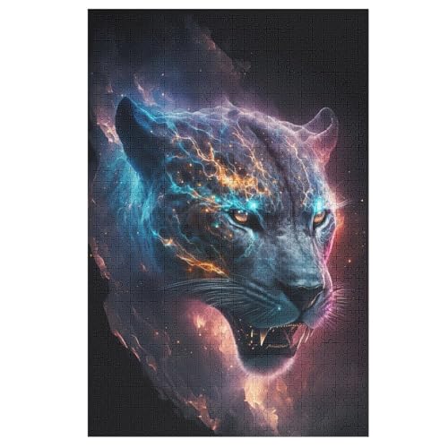Leopard Holzpuzzle 1000 Teile Klassische Puzzles Erwachsene Kinder Puzzle DIY Kit Holzspielzeug Einzigartiges Geschenk 78×53cm Leopard Holzpuzzle 1000 Teile Klassische Puzzles Erwachsene Kinder Puzzle DIY Kit Holzspielzeug Einzigartiges Geschenk 78×53cm von LTTTT