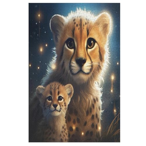 Leopard Holzpuzzle - 1000 Teiliges Jigsaw Knobelspiel - Puzzle Für Erwachsene & Kinder - Outdoor & Reisespielzeug 78×53cm Leopard Holzpuzzle - 1000 Teiliges Jigsaw Knobelspiel - Puzzle Für Erwachsene & Kinder - Outdoor & Reisespielzeug 78×53cm von LTTTT