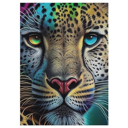 Leopard-Puzzle Für Erwachsene, 300 Teile, Holzpuzzle, Kinderpuzzle, Dekompressionsspiel, Spielzeugpuzzle 42×30cm Leopard-Puzzle Für Erwachsene, 300 Teile, Holzpuzzle, Kinderpuzzle, Dekompressionsspiel, Spielzeugpuzzle 42×30cm von LTTTT