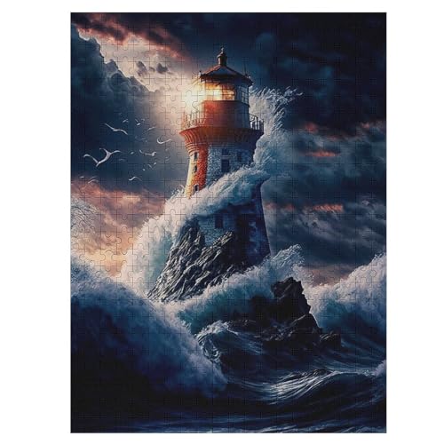 Leuchtturm 500 Teile Premium-Puzzles Für Erwachsene Kinder- Holzpuzzles Spaß Und Lernspiele - Perfekte Puzzle-Geschenke 55×41cm Leuchtturm 500 Teile Premium-Puzzles Für Erwachsene Kinder- Holzpuzzles Spaß Und Lernspiele - Perfekte Puzzle-Geschenke 55×41cm von LTTTT