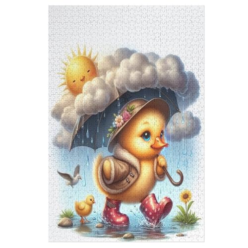 Little Yellow Ente 1000 Teile Puzzles Für Erwachsene, Impossible Puzzle, Geschicklichkeitsspiel Für Die Ganze Familie, Kinder Holzpuzzle 78×53cm Little Yellow Ente 1000 Teile Puzzles Für Erwachsene, Impossible Puzzle, Geschicklichkeitsspiel Für Die Ganze Familie, Kinder Holzpuzzle 78×53cm von LTTTT