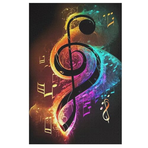 Live-Musik Neon Puzzle Für Erwachsene,1000-teiliges Puzzles, Für Kinder,Holzpuzzle,Lernspielzeug, 78×53cm Live-Musik Neon Puzzle Für Erwachsene,1000-teiliges Puzzles, Für Kinder,Holzpuzzle,Lernspielzeug, 78×53cm von LTTTT