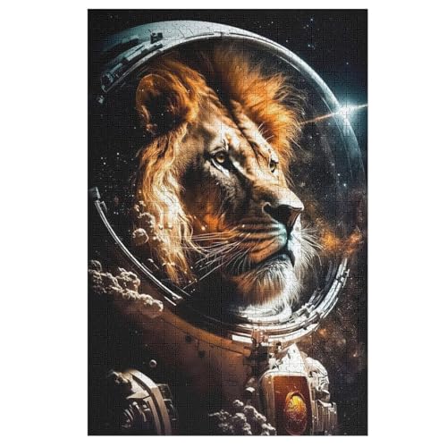 Löwe Holzpuzzle 1000 Teile Klassische Puzzles Erwachsene Kinder Puzzle DIY Kit Holzspielzeug Einzigartiges Geschenk 78×53cm Löwe Holzpuzzle 1000 Teile Klassische Puzzles Erwachsene Kinder Puzzle DIY Kit Holzspielzeug Einzigartiges Geschenk 78×53cm von LTTTT