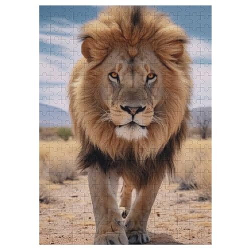 Löwe Holzpuzzle 300 Teile,Puzzles Für Erwachsene, Impossible Puzzle, Kinder Legespiel 42×30cm Löwe Holzpuzzle 300 Teile,Puzzles Für Erwachsene, Impossible Puzzle, Kinder Legespiel 42×30cm von LTTTT