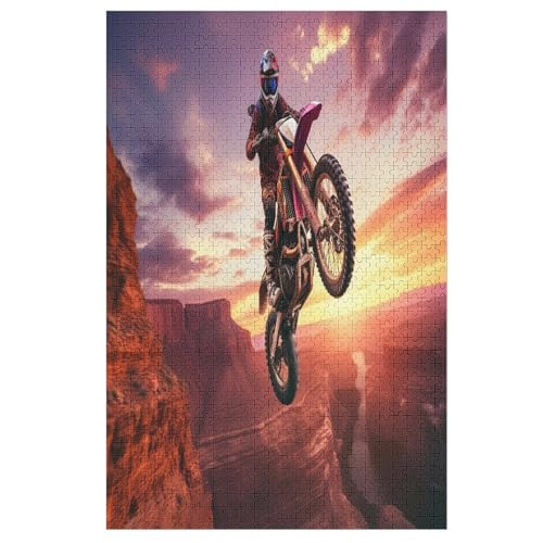 Motocross 1000 Teile Premium-Puzzles Für Erwachsene Kinder- Holzpuzzles Spaß Und Lernspiele - Perfekte Puzzle-Geschenke 78×53cm Motocross 1000 Teile Premium-Puzzles Für Erwachsene Kinder- Holzpuzzles Spaß Und Lernspiele - Perfekte Puzzle-Geschenke 78×53cm von LTTTT