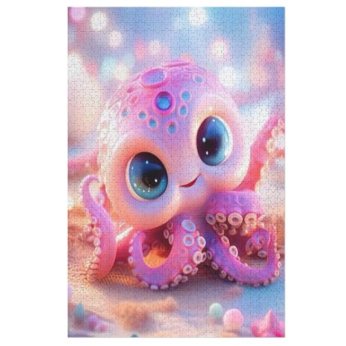 Oktopus Puzzle 1000 Teile, Holzpuzzle Herausforderndes Geschicklichkeitsspiel Für Die Ganze Familie, Kinder Erwachsenenpuzzle Ab 12 Jahren 78×53cm Oktopus Puzzle 1000 Teile, Holzpuzzle Herausforderndes Geschicklichkeitsspiel Für Die Ganze Familie, Kinder Erwachsenenpuzzle Ab 12 Jahren 78×53cm von LTTTT