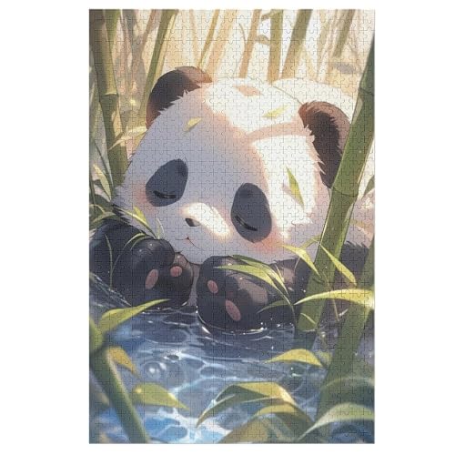 Panda 1000 Teile Puzzles Für Erwachsene, Impossible Puzzle, Geschicklichkeitsspiel Für Die Ganze Familie, Kinder Holzpuzzle 78×53cm Panda 1000 Teile Puzzles Für Erwachsene, Impossible Puzzle, Geschicklichkeitsspiel Für Die Ganze Familie, Kinder Holzpuzzle 78×53cm von LTTTT