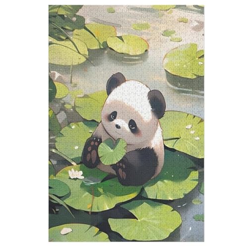 Panda 1000 Teile Puzzles Für Erwachsene, Impossible Puzzle, Geschicklichkeitsspiel Für Die Ganze Familie, Kinder Holzpuzzle 78×53cm Panda 1000 Teile Puzzles Für Erwachsene, Impossible Puzzle, Geschicklichkeitsspiel Für Die Ganze Familie, Kinder Holzpuzzle 78×53cm von LTTTT