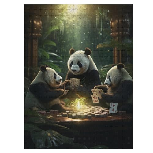 Panda 500 Teile Puzzle Für Erwachsene, Herausforderung Puzzles - Verringerter Druck Schwieriges Holzpuzzle Für Kinder 12+ 55×41cm Panda 500 Teile Puzzle Für Erwachsene, Herausforderung Puzzles - Verringerter Druck Schwieriges Holzpuzzle Für Kinder 12+ 55×41cm von LTTTT