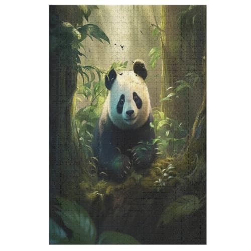 Panda Holzpuzzle - 1000 Teiliges Jigsaw Knobelspiel - Puzzle Für Erwachsene & Kinder - Outdoor & Reisespielzeug 78×53cm Panda Holzpuzzle - 1000 Teiliges Jigsaw Knobelspiel - Puzzle Für Erwachsene & Kinder - Outdoor & Reisespielzeug 78×53cm von LTTTT