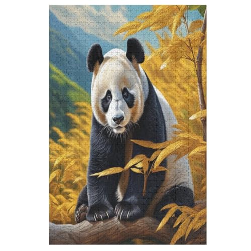 Panda Holzpuzzle - 1000 Teiliges Jigsaw Knobelspiel - Puzzle Für Erwachsene & Kinder - Outdoor & Reisespielzeug 78×53cm Panda Holzpuzzle - 1000 Teiliges Jigsaw Knobelspiel - Puzzle Für Erwachsene & Kinder - Outdoor & Reisespielzeug 78×53cm von LTTTT