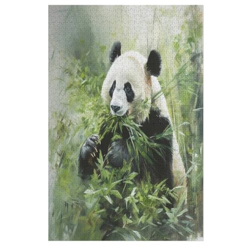 Panda -Puzzle, 1000 Teile,Holzpuzzle Für Erwachsene Kinder, Lustiges Spielzeug, Denkspiel, Bildungsspiel, 78×53cm Panda -Puzzle, 1000 Teile,Holzpuzzle Für Erwachsene Kinder, Lustiges Spielzeug, Denkspiel, Bildungsspiel, 78×53cm von LTTTT