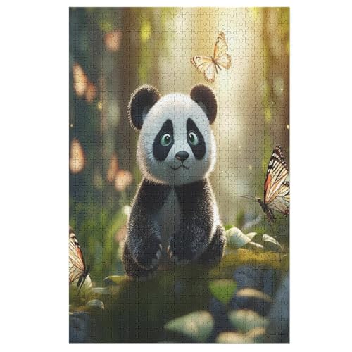 Panda Puzzle 1000 Teile, Holzpuzzle Herausforderndes Geschicklichkeitsspiel Für Die Ganze Familie, Kinder Erwachsenenpuzzle Ab 12 Jahren 78×53cm Panda Puzzle 1000 Teile, Holzpuzzle Herausforderndes Geschicklichkeitsspiel Für Die Ganze Familie, Kinder Erwachsenenpuzzle Ab 12 Jahren 78×53cm von LTTTT