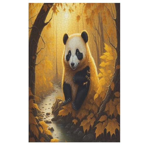 Panda Puzzle 1000 Teile, Holzpuzzle Herausforderndes Geschicklichkeitsspiel Für Die Ganze Familie, Kinder Erwachsenenpuzzle Ab 12 Jahren 78×53cm Panda Puzzle 1000 Teile, Holzpuzzle Herausforderndes Geschicklichkeitsspiel Für Die Ganze Familie, Kinder Erwachsenenpuzzle Ab 12 Jahren 78×53cm von LTTTT