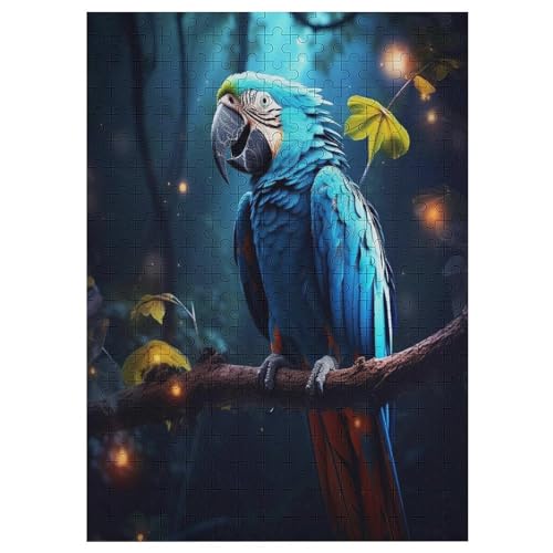 Papagei 300 Teile Puzzles Für Erwachsene,Holzpuzzle - Verringerter Druck Schwieriges Unmögliche Puzzle Für Erwachsene 12+ Kinder 42×30cm von LTTTT