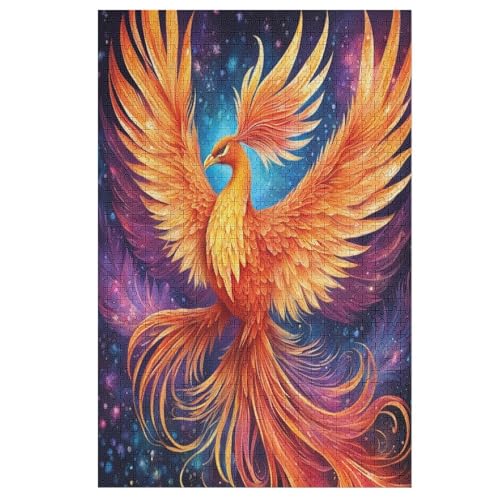 Phönix 1000 Teile Puzzles Für Erwachsene, Impossible Puzzle, Geschicklichkeitsspiel Für Die Ganze Familie, Kinder Holzpuzzle 78×53cm Phönix 1000 Teile Puzzles Für Erwachsene, Impossible Puzzle, Geschicklichkeitsspiel Für Die Ganze Familie, Kinder Holzpuzzle 78×53cm von LTTTT