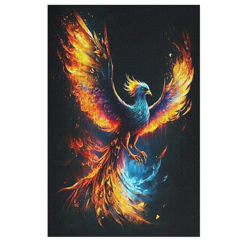 Phönix-Puzzlespiel Aus Holz, 1000 Puzzleteile, Puzzle Für Teenager Und Erwachsene, Kreatives Spielzeug, Puzzles, 78×53cm Phönix-Puzzlespiel Aus Holz, 1000 Puzzleteile, Puzzle Für Teenager Und Erwachsene, Kreatives Spielzeug, Puzzles, 78×53cm von LTTTT