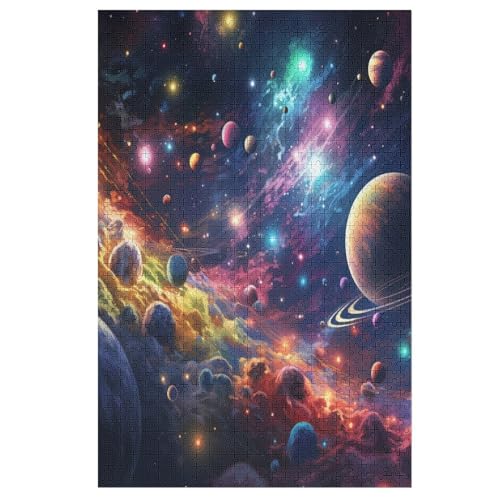 Planet -Puzzle, 1000 Teile,Holzpuzzle Für Erwachsene Kinder, Lustiges Spielzeug, Denkspiel, Bildungsspiel, 78×53cm Planet -Puzzle, 1000 Teile,Holzpuzzle Für Erwachsene Kinder, Lustiges Spielzeug, Denkspiel, Bildungsspiel, 78×53cm von LTTTT