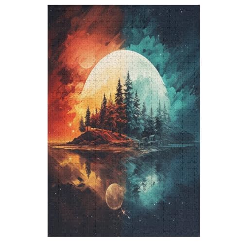 Puzzle 1000 Teile Fantasielandschaft Holzpuzzle Für Erwachsene Lernspiel Herausforderungsspielzeug The Puzzles Für Erwachsene Kinder 78×53cm Puzzle 1000 Teile Fantasielandschaft Holzpuzzle Für Erwachsene Lernspiel Herausforderungsspielzeug The Puzzles Für Erwachsene Kinder 78×53cm von LTTTT