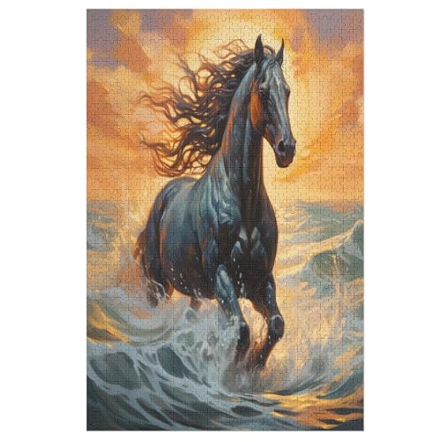 Puzzle 1000 Teile Horse Holzpuzzle Für Erwachsene Lernspiel Herausforderungsspielzeug The Puzzles Für Erwachsene Kinder 78×53cm Puzzle 1000 Teile Horse Holzpuzzle Für Erwachsene Lernspiel Herausforderungsspielzeug The Puzzles Für Erwachsene Kinder 78×53cm von LTTTT