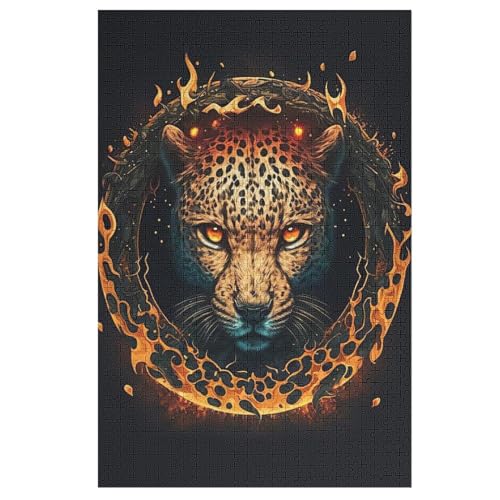 Puzzle 1000 Teile Leopard Holzpuzzle Für Erwachsene Lernspiel Herausforderungsspielzeug The Puzzles Für Erwachsene Kinder 78×53cm Puzzle 1000 Teile Leopard Holzpuzzle Für Erwachsene Lernspiel Herausforderungsspielzeug The Puzzles Für Erwachsene Kinder 78×53cm von LTTTT