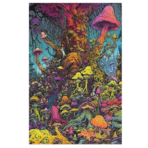 Puzzle 1000 Teile Pilz Holzpuzzle Für Erwachsene Lernspiel Herausforderungsspielzeug The Puzzles Für Erwachsene Kinder 78×53cm Puzzle 1000 Teile Pilz Holzpuzzle Für Erwachsene Lernspiel Herausforderungsspielzeug The Puzzles Für Erwachsene Kinder 78×53cm von LTTTT
