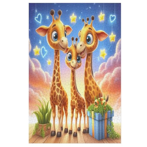 Puzzle 1000 Teile Tier: Giraffe Holzpuzzle Für Erwachsene Lernspiel Herausforderungsspielzeug The Puzzles Für Erwachsene Kinder 78×53cm Puzzle 1000 Teile Tier: Giraffe Holzpuzzle Für Erwachsene Lernspiel Herausforderungsspielzeug The Puzzles Für Erwachsene Kinder 78×53cm von LTTTT