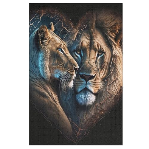 Puzzle 1000 Teile Tiger Holzpuzzle Für Erwachsene Lernspiel Herausforderungsspielzeug The Puzzles Für Erwachsene Kinder 78×53cm Puzzle 1000 Teile Tiger Holzpuzzle Für Erwachsene Lernspiel Herausforderungsspielzeug The Puzzles Für Erwachsene Kinder 78×53cm von LTTTT