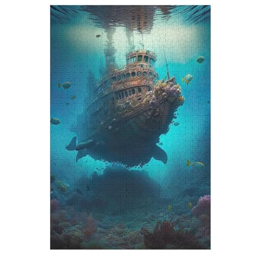 Puzzle 1000 Teile Unterwasserwelt Holzpuzzle Für Erwachsene Lernspiel Herausforderungsspielzeug The Puzzles Für Erwachsene Kinder 78×53cm Puzzle 1000 Teile Unterwasserwelt Holzpuzzle Für Erwachsene Lernspiel Herausforderungsspielzeug The Puzzles Für Erwachsene Kinder 78×53cm von LTTTT