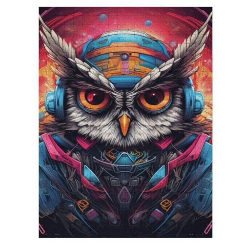 Puzzle 500 Teile Eule Holzpuzzle Für Erwachsene Lernspiel Herausforderungsspielzeug The Puzzles Für Erwachsene Kinder 55×41cm Puzzle 500 Teile Eule Holzpuzzle Für Erwachsene Lernspiel Herausforderungsspielzeug The Puzzles Für Erwachsene Kinder 55×41cm von LTTTT