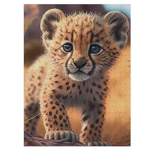 Puzzle 500 Teile Leopard Holzpuzzle Für Erwachsene Lernspiel Herausforderungsspielzeug The Puzzles Für Erwachsene Kinder 55×41cm Puzzle 500 Teile Leopard Holzpuzzle Für Erwachsene Lernspiel Herausforderungsspielzeug The Puzzles Für Erwachsene Kinder 55×41cm von LTTTT
