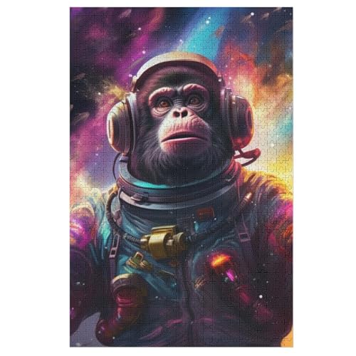 Puzzle AFFE, 1000 Puzzleteile Für Kinder, Holzpuzzles, Geeignet Für Erwachsene Lernspiel, 78×53cm Puzzle AFFE, 1000 Puzzleteile Für Kinder, Holzpuzzles, Geeignet Für Erwachsene Lernspiel, 78×53cm von LTTTT