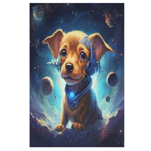 Puzzle Cute Hund, 1000 Puzzleteile Für Kinder, Holzpuzzles, Geeignet Für Erwachsene Lernspiel, 78×53cm Puzzle Cute Hund, 1000 Puzzleteile Für Kinder, Holzpuzzles, Geeignet Für Erwachsene Lernspiel, 78×53cm von LTTTT