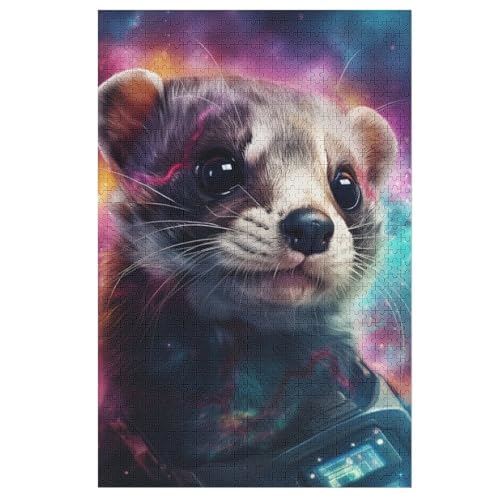 Puzzle Erdmännchen, 1000 Puzzleteile Für Kinder, Holzpuzzles, Geeignet Für Erwachsene Lernspiel, 78×53cm von LTTTT