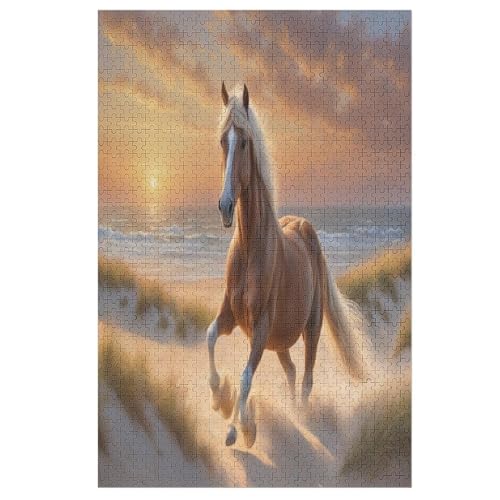 Puzzle Für Erwachsene, 1000 Teile, Horse, Holzpuzzle, Geburtstagsgeschenke, Puzzle Wanddekoration 78×53cm Puzzle Für Erwachsene, 1000 Teile, Horse, Holzpuzzle, Geburtstagsgeschenke, Puzzle Wanddekoration 78×53cm von LTTTT