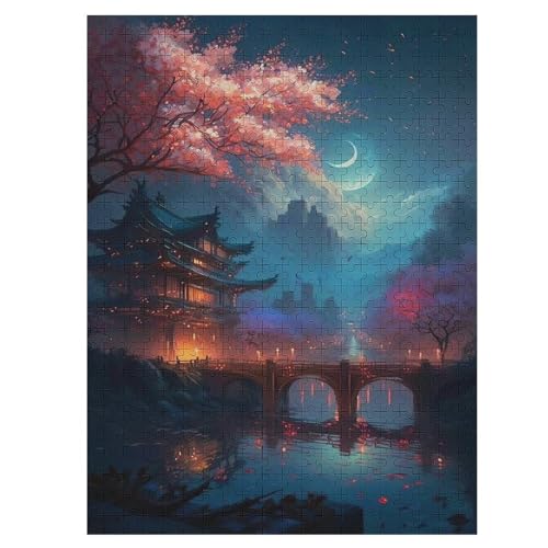 Puzzle Für Erwachsene, Japan Style, 500 Puzzleteile Für Kinder, Holzpuzzles, Geeignet Für Erwachsene Lernspiel, 55×41cm Puzzle Für Erwachsene, Japan Style, 500 Puzzleteile Für Kinder, Holzpuzzles, Geeignet Für Erwachsene Lernspiel, 55×41cm von LTTTT