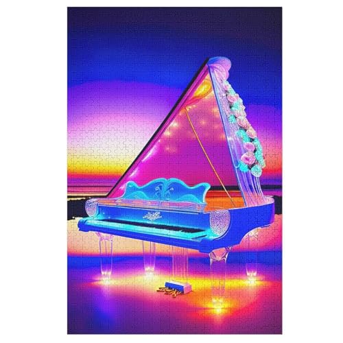 Puzzle Für Erwachsene, Klavier, 1000 Puzzleteile Für Kinder, Holzpuzzles, Geeignet Für Erwachsene Lernspiel, 78×53cm Puzzle Für Erwachsene, Klavier, 1000 Puzzleteile Für Kinder, Holzpuzzles, Geeignet Für Erwachsene Lernspiel, 78×53cm von LTTTT
