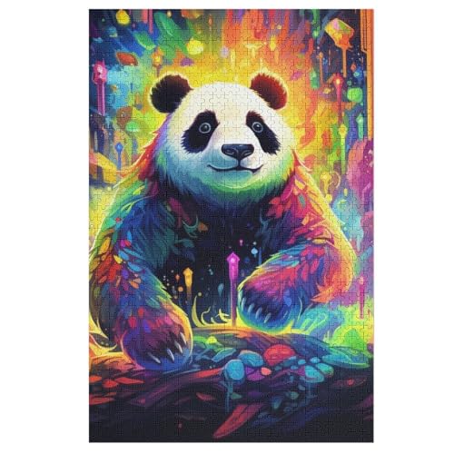 Puzzle Für Erwachsene, Panda, 1000 Puzzleteile Für Kinder, Holzpuzzles, Geeignet Für Erwachsene Lernspiel, 78×53cm Puzzle Für Erwachsene, Panda, 1000 Puzzleteile Für Kinder, Holzpuzzles, Geeignet Für Erwachsene Lernspiel, 78×53cm von LTTTT