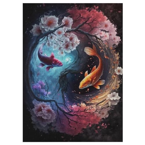 Puzzle Für Erwachsene, Yin-und-Yang-Reise Puzzles, 300-teiliges Holzpuzzle, Geeignet Für Erwachsene Und Kinder Ab 12 Jahren, 42×30cm Puzzle Für Erwachsene, Yin-und-Yang-Reise Puzzles, 300-teiliges Holzpuzzle, Geeignet Für Erwachsene Und Kinder Ab 12 Jahren, 42×30cm von LTTTT