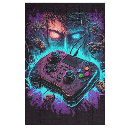 Puzzle Für Erwachsene 1000 Teiliges Gamepad Puzzles Für Erwachsene Holzbrettpuzzles Denksportaufgaben Für Erwachsene 78×53cm von LTTTT