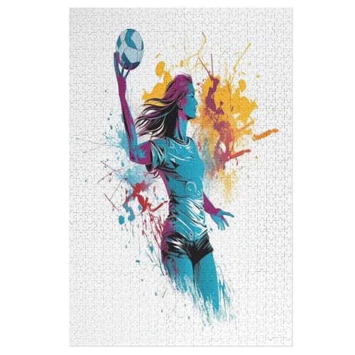 Puzzle Für Erwachsene 1000 Teiliges Volleyball Puzzles Für Erwachsene Holzbrettpuzzles Denksportaufgaben Für Erwachsene 78×53cm von LTTTT