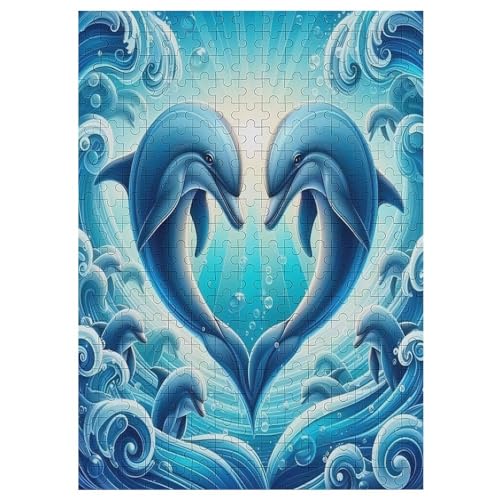 Puzzle Für Erwachsene 300 Teiliges Delfin Puzzles Für Erwachsene Holzbrettpuzzles Denksportaufgaben Für Erwachsene 42×30cm Puzzle Für Erwachsene 300 Teiliges Delfin Puzzles Für Erwachsene Holzbrettpuzzles Denksportaufgaben Für Erwachsene 42×30cm von LTTTT