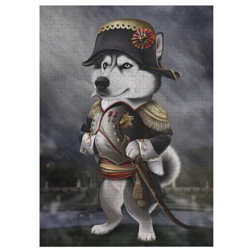 Puzzle Für Erwachsene 300 Teiliges Husky Puzzles Für Erwachsene Holzbrettpuzzles Denksportaufgaben Für Erwachsene 42×30cm von LTTTT
