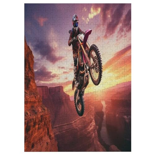 Puzzle Für Erwachsene 300 Teiliges Motocross Puzzles Für Erwachsene Holzbrettpuzzles Denksportaufgaben Für Erwachsene 42×30cm Puzzle Für Erwachsene 300 Teiliges Motocross Puzzles Für Erwachsene Holzbrettpuzzles Denksportaufgaben Für Erwachsene 42×30cm von LTTTT